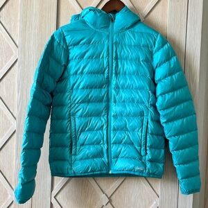 Cabela's Kids Turquoise Puffer Jacket Size XL EUC